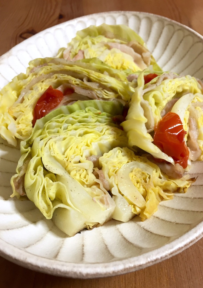 キャベツと豚肉の放置蒸し-レシピのメイン写真