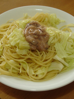 ★キャベツと塩辛パスタ★-レシピのメイン写真