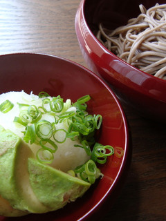 おろしアボカド蕎麦-レシピのメイン写真