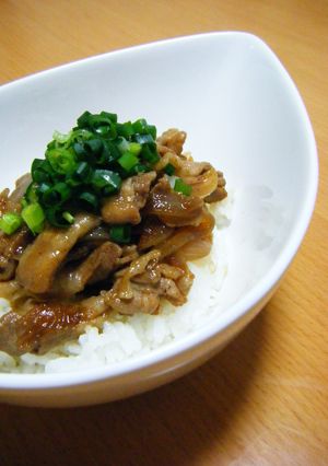 ＊豚バラネギ丼＊-レシピのメイン写真