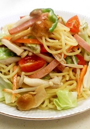 きのこキャベツのポン酢であっさり焼きそば-レシピのメイン写真