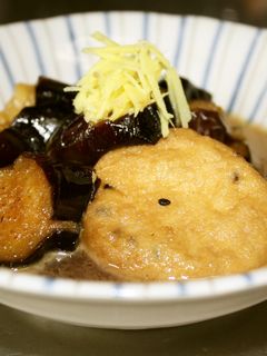 揚げ茄子とがんもの煮物-レシピのメイン写真