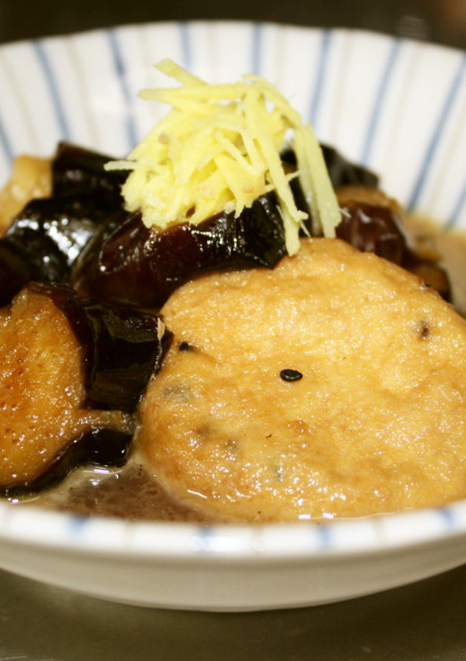 揚げ茄子とがんもの煮物-レシピのメイン写真
