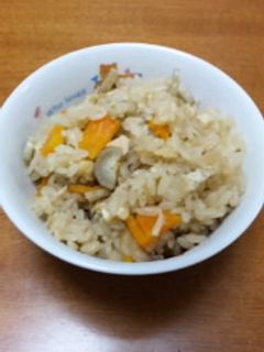 ツナとゴボウの炊き込みご飯-レシピのメイン写真