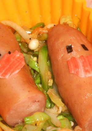 ウインナーで★ディグダ(ポケモン)-レシピのメイン写真
