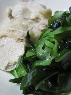 きゅうりとわかめ、とりむね肉の酢の物-レシピのメイン写真