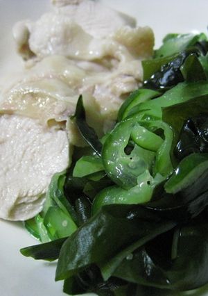 きゅうりとわかめ、とりむね肉の酢の物-レシピのメイン写真