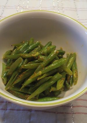✿いんげんのカレー風味✿-レシピのメイン写真