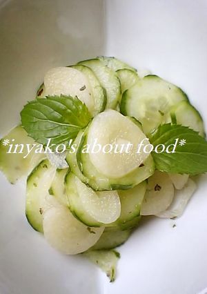 甘酢らっきょうとキュウリの箸休め-レシピのメイン写真
