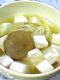冷やしにゅうめん 豆腐入り-レシピのメイン写真