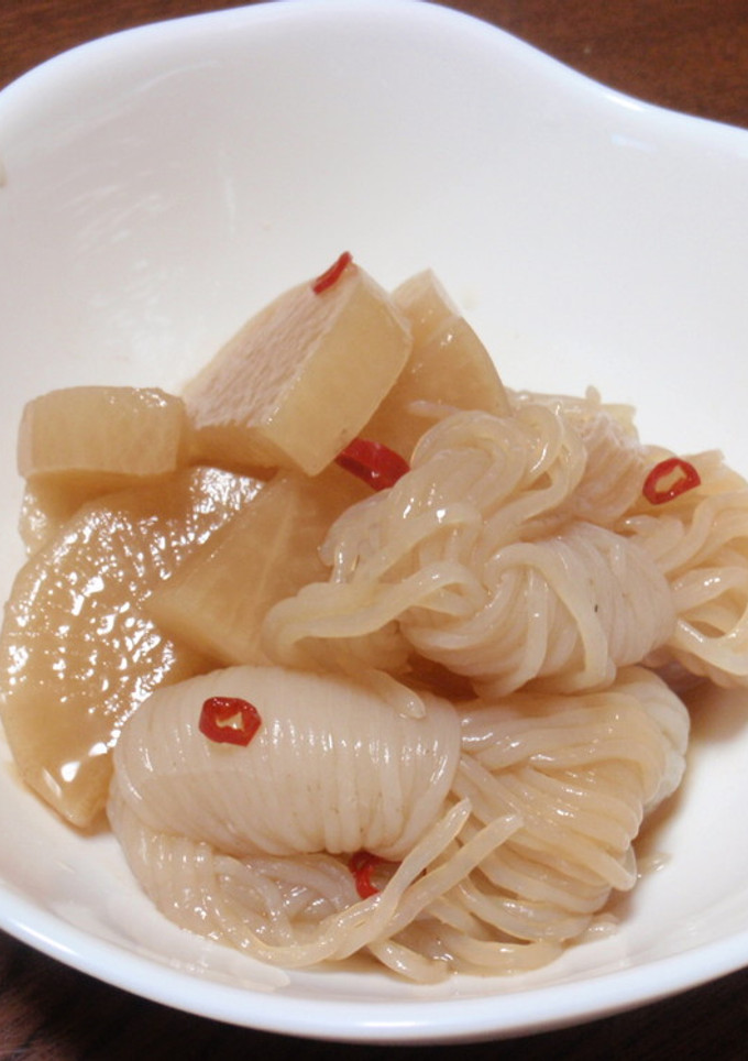 結び白滝と大根の煮物-レシピのメイン写真
