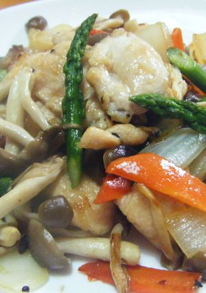 *ささみとアスパラの中華炒め*-レシピのメイン写真