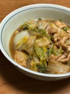 白菜とおあげさんの炊いたん-レシピのメイン写真