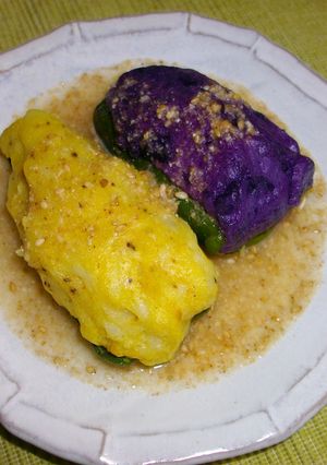 すごだれで２色のスイートポテト-レシピのメイン写真