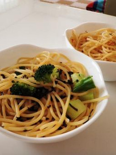 塩昆布でパスタ-レシピのメイン写真