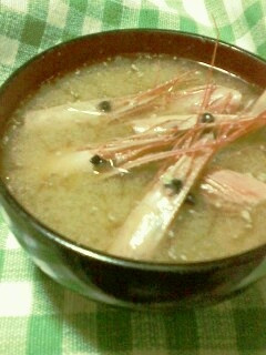 甘エビ(*^^*)のお味噌汁-レシピのメイン写真