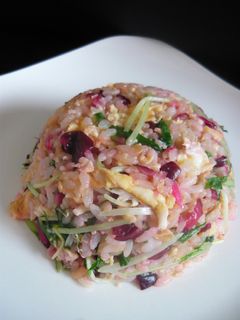 さっぱり☆しば漬けと水菜のチャーハン-レシピのメイン写真