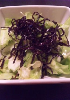 簡単☆キャベツと塩昆布の即席漬け-レシピのメイン写真