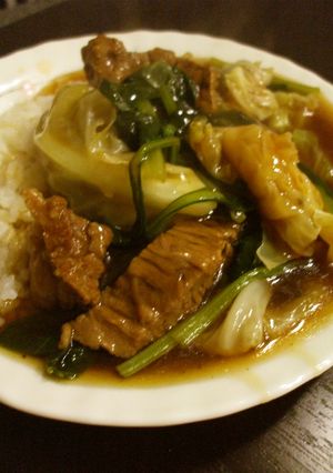 温まる♪ 牛バラの角煮丼-レシピのメイン写真