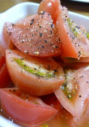 トマトの酢の物-レシピのメイン写真