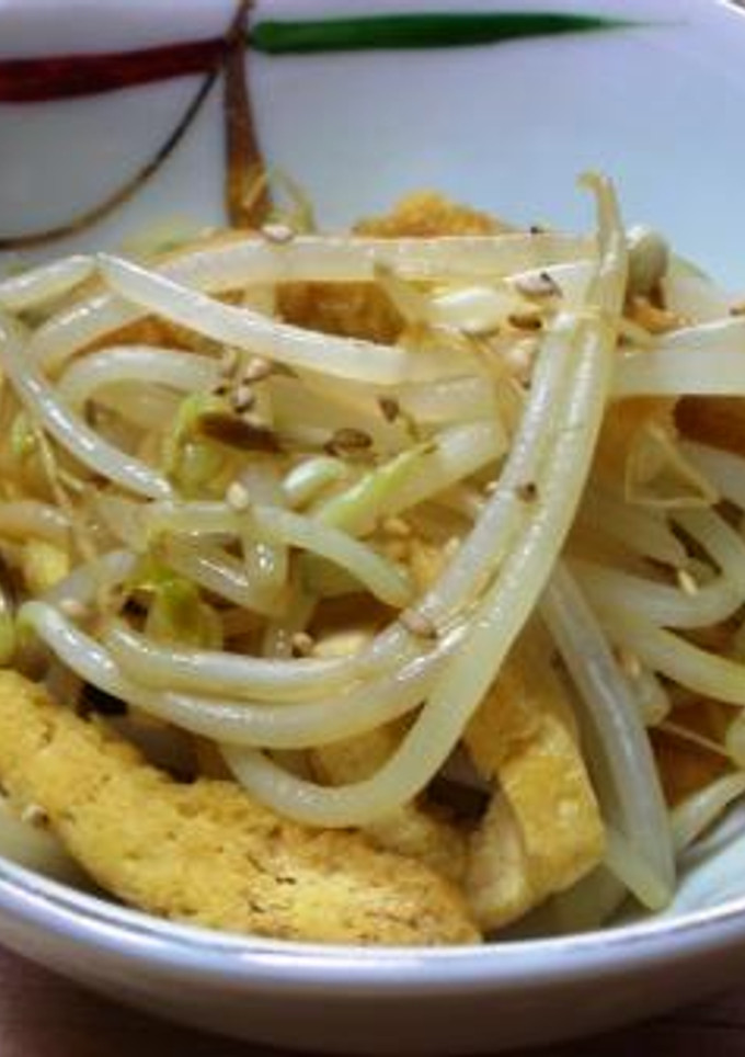 もやしと油あげのさっと煮-レシピのメイン写真