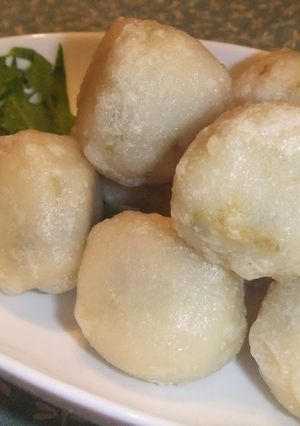 えのきが入った白玉団子♬しかもカレー味-レシピのメイン写真