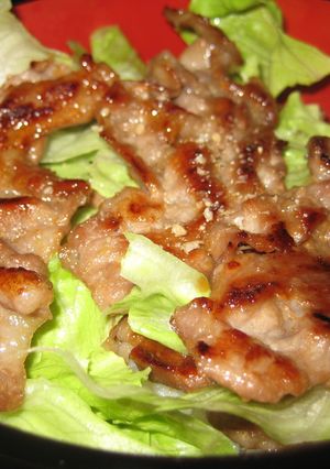 超簡単!!忙しいママパパの生姜焼き丼-レシピのメイン写真