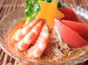 七夕★簡単！海老のピリ辛そうめん★-レシピのメイン写真