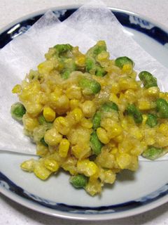 コーンと枝豆のかき揚げ-レシピのメイン写真
