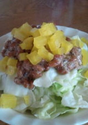 ﾓﾘﾓﾘ食べよう！ｷｬﾍﾞﾂの納豆沢庵-レシピのメイン写真