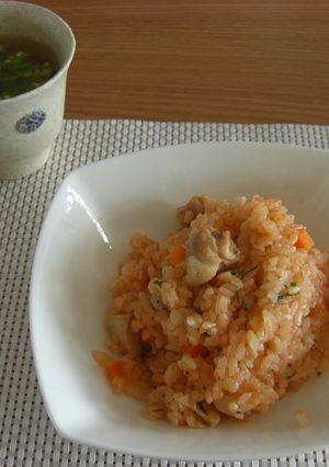 簡単！炊飯器チキンライス-レシピのメイン写真