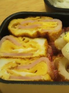 お弁当✿ハムくるくる卵焼き-レシピのメイン写真