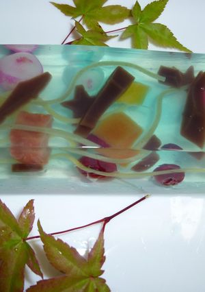 夏の和菓子「我が家の」 錦玉羹 ~清流-レシピのメイン写真
