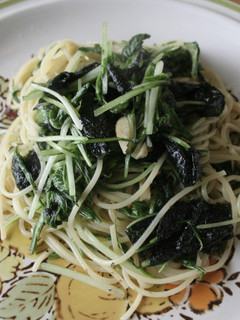 水菜と海苔のパスタ~-レシピのメイン写真