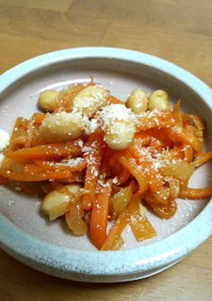 大豆と野菜たちのケチャップ炒め-レシピのメイン写真