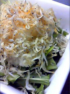 水菜のカリカリ簡単サラダ-レシピのメイン写真