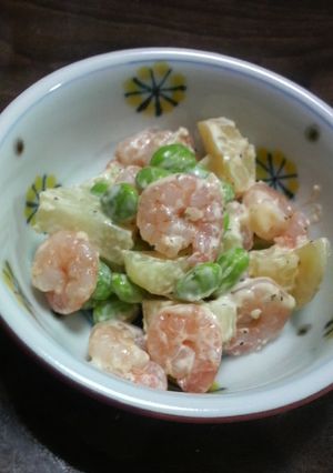 じゃがいもと枝豆エビのタルタルあえ-レシピのメイン写真