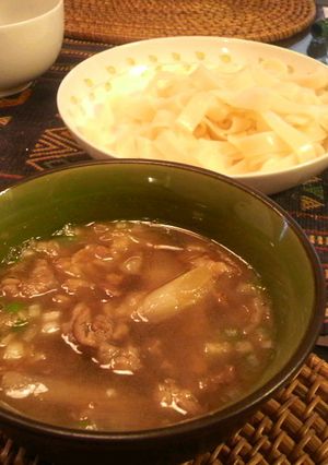簡単ヘルシー!肉汁つけうどん-レシピのメイン写真