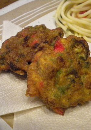 納豆とｵｸﾗのてんぷら-レシピのメイン写真