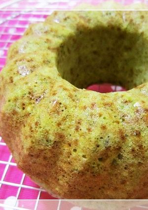 米粉で簡単もちもち抹茶あずきケーキ-レシピのメイン写真