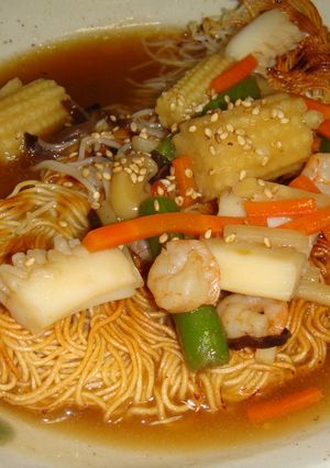 海鮮堅焼きそうめん-レシピのメイン写真