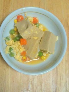 高野豆腐とミックスベジタブルの卵とじ-レシピのメイン写真