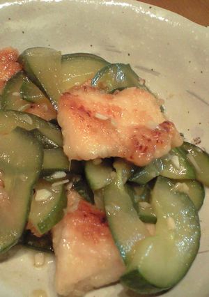 きゅうりと鶏胸肉の中華炒め-レシピのメイン写真