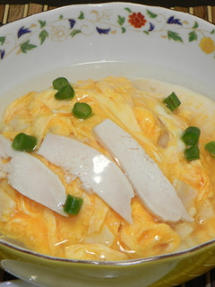 鶏ハムで塩味天津飯・・・親子丼?-レシピのメイン写真