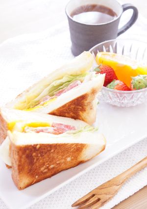 フライパンで☆BLTホットサンド-レシピのメイン写真