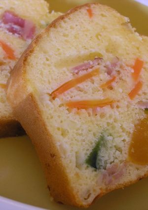 お野菜たっぷりケークサレ♪-レシピのメイン写真