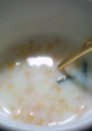 時間ない朝に！簡単かぼちゃスープ風!?-レシピのメイン写真