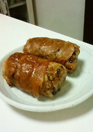 肉巻きおにぎり-レシピのメイン写真