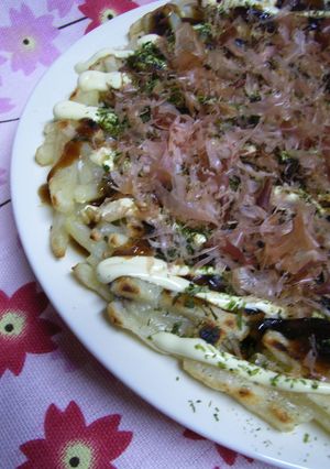具はじゃが芋だけですが何かお好み焼き風⑨-レシピのメイン写真