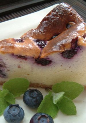 ヘルシー♪ブルーベリーチーズケーキ-レシピのメイン写真